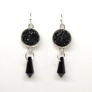 Druzy Dagger Earrings